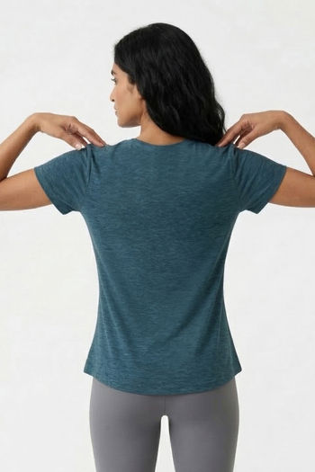 Zelocity Quick Dry Relaxed Top - Green Blue — image 3